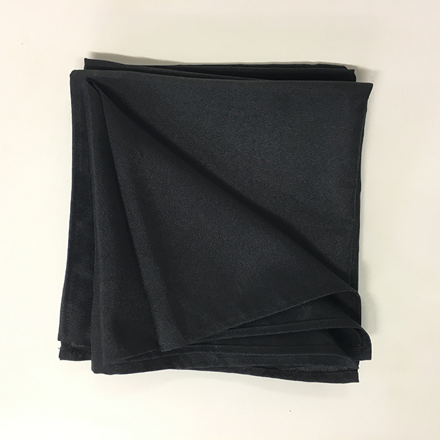 NAPKIN, Black Polyester